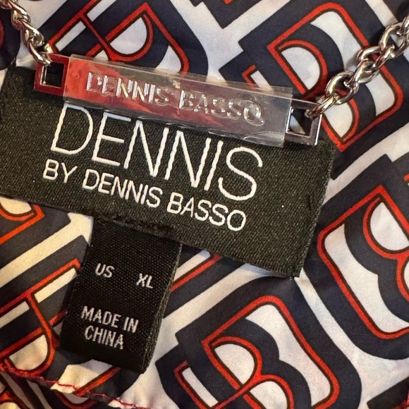 Dennis Basso Water Resistant Quilted Jacket Lining Red Fire Sz xl - Picture 4 of 8